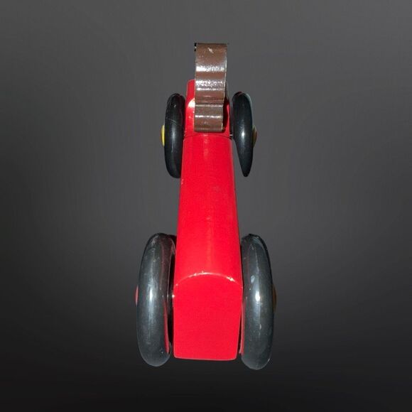 Schylling CURIOUS GEORGE Rowley Red Wooden Car Toy A31 - Picture 2 of 7